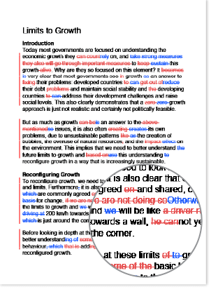 Copy Editing Marks Chart