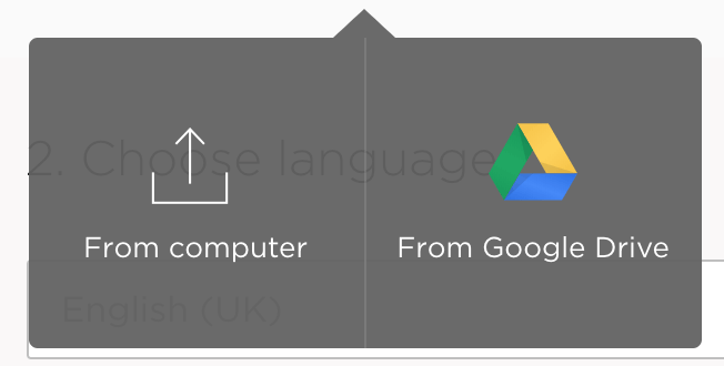 Google Docs proofreading – Google Docs picker